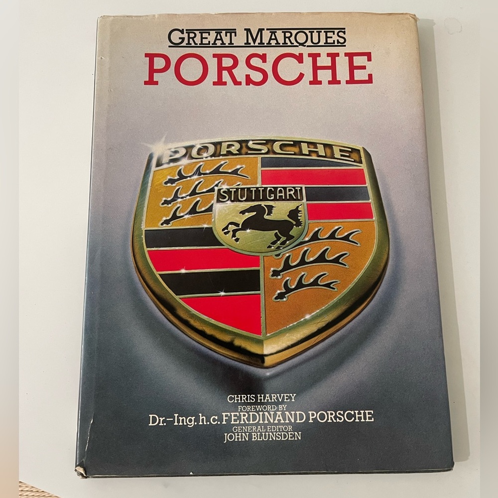 Porsche Vintage Coffee Table Book Great Marques 1980s